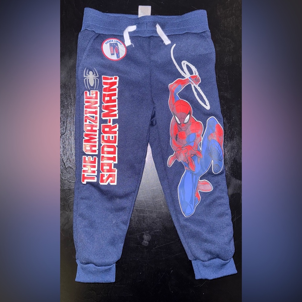 Marvel Toddler Spider-Man Sherpa lined sweatpants